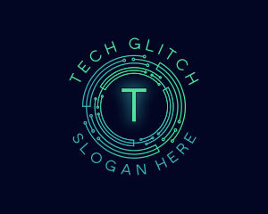 Cyber Tech Circuit logo design