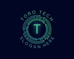 Cyber Tech Circuit logo design