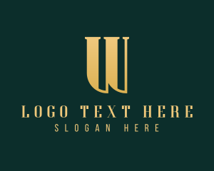 Letter W - Law Firm Legal Publishing logo design