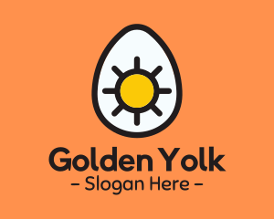 Yolk - Sunny Side Up Breakfast logo design