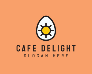 Cafeteria - Sunny Side Up Breakfast logo design