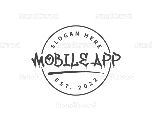 Graffiti Streetwear Wordmark Logo