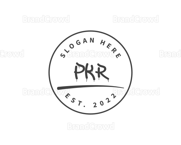 Graffiti Streetwear Wordmark Logo