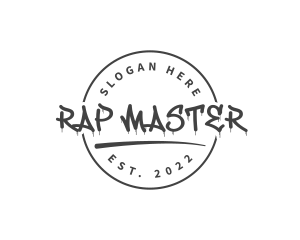 Rap - Graffiti Streetwear Wordmark logo design