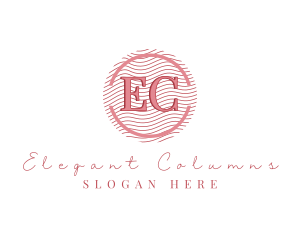 Elegant Makeup Boutique logo design