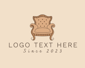 Armchair - Simple Armchair Furniture logo design