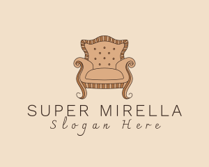 Simple Armchair Furniture Logo