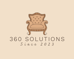 Simple Armchair Furniture logo design