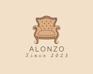 Simple Armchair Furniture logo design