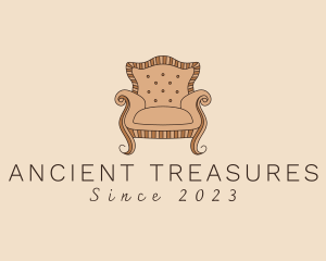 Simple Armchair Furniture logo design