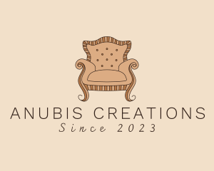 Simple Armchair Furniture logo design