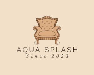 Simple Armchair Furniture logo design