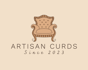 Simple Armchair Furniture logo design