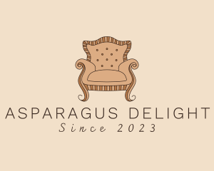 Simple Armchair Furniture logo design