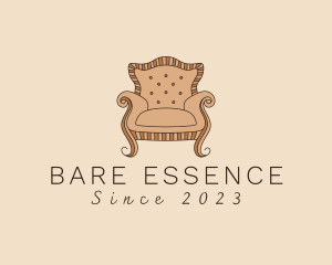 Simple Armchair Furniture logo design