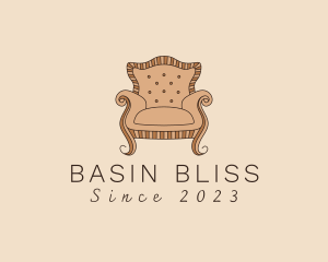 Simple Armchair Furniture logo design