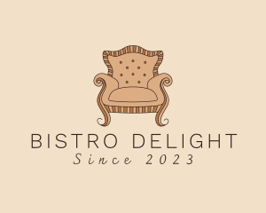 Simple Armchair Furniture logo design