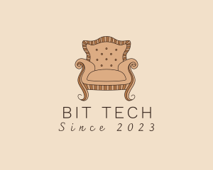 Simple Armchair Furniture logo design