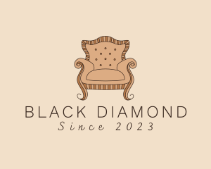 Simple Armchair Furniture logo design