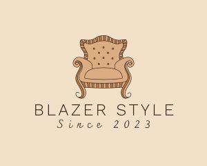 Simple Armchair Furniture logo design