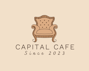 Simple Armchair Furniture logo design