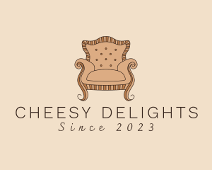 Simple Armchair Furniture logo design