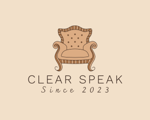 Simple Armchair Furniture logo design