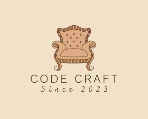 Simple Armchair Furniture logo design