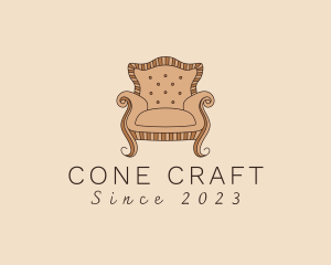 Simple Armchair Furniture logo design