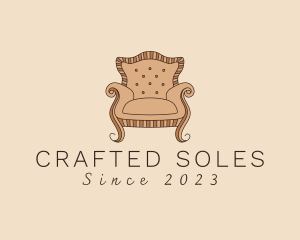 Simple Armchair Furniture logo design