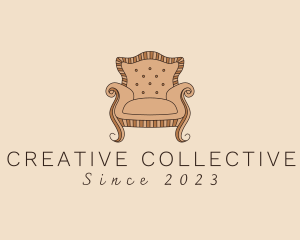 Simple Armchair Furniture logo design