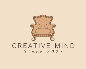 Simple Armchair Furniture logo design