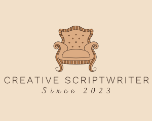 Simple Armchair Furniture logo design