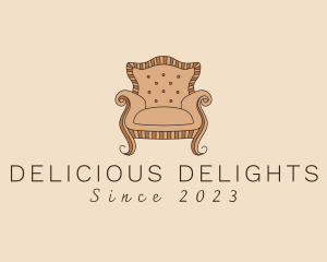 Simple Armchair Furniture logo design