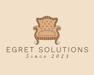 Simple Armchair Furniture logo design