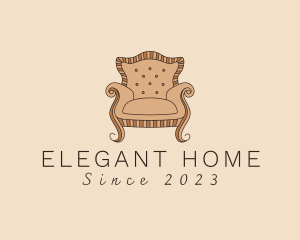 Furniture - Simple Armchair Furniture logo design