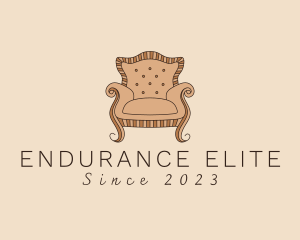 Simple Armchair Furniture logo design