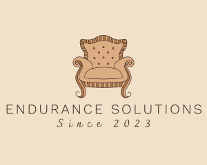 Simple Armchair Furniture logo design