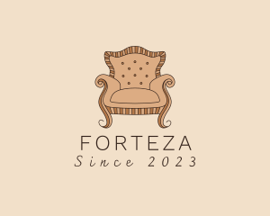 Simple Armchair Furniture logo design