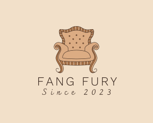 Simple Armchair Furniture logo design