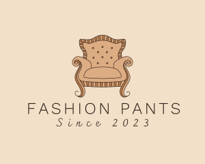 Simple Armchair Furniture logo design