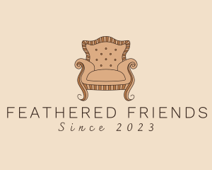 Simple Armchair Furniture logo design