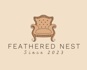 Simple Armchair Furniture logo design