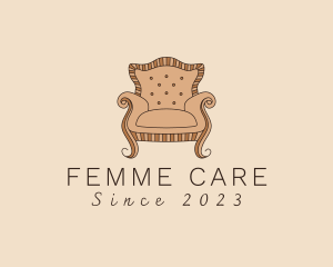 Simple Armchair Furniture logo design