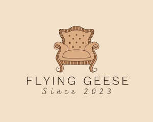 Simple Armchair Furniture logo design