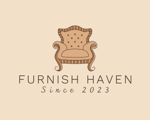 Simple Armchair Furniture logo design