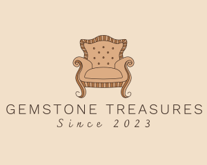 Simple Armchair Furniture logo design