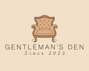 Simple Armchair Furniture logo design