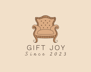 Simple Armchair Furniture logo design