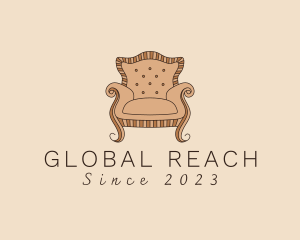 Simple Armchair Furniture logo design